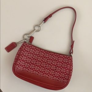Coach Mini Shoulder Bag in Red